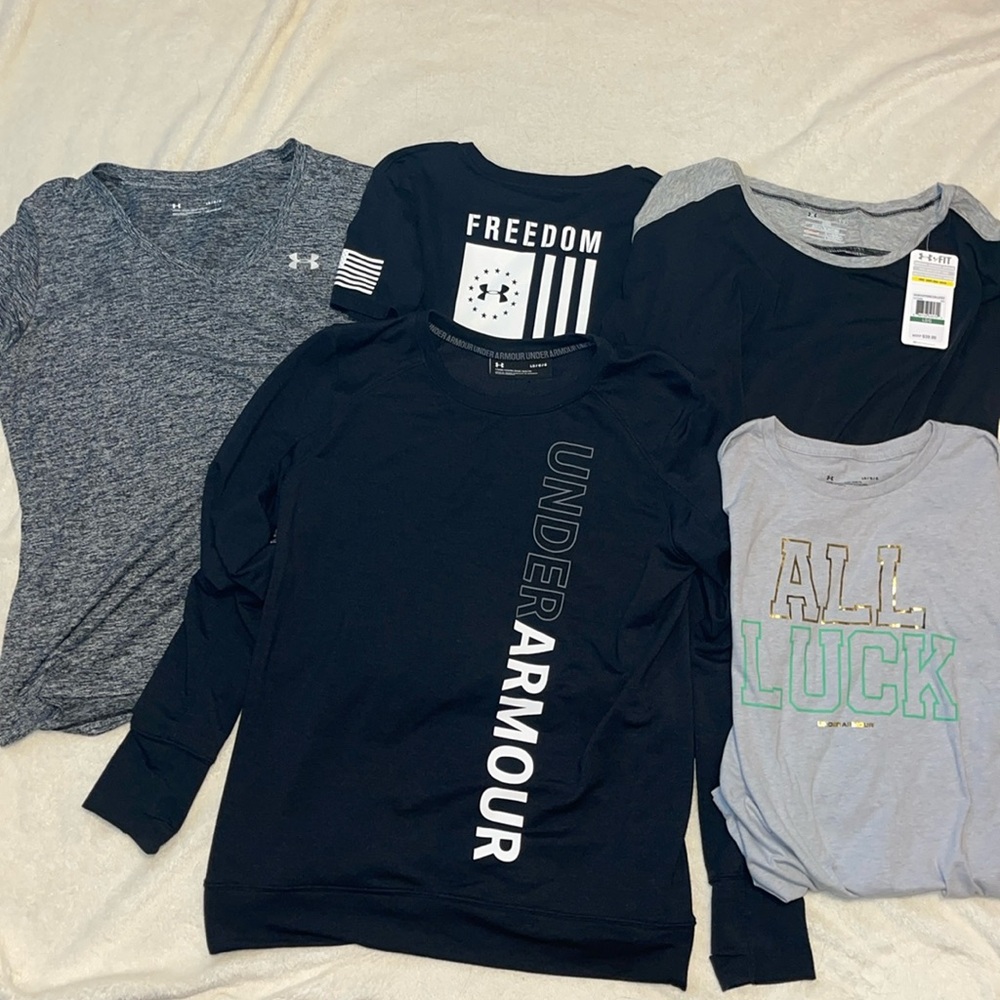 Under Armour 5 Women’s tops NWT* Size Large